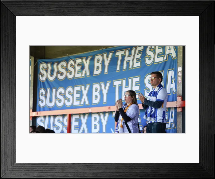 Framed Print : Brighton and Hove Albion Women v Manchester City Women Premier League 25APR26 Framed Print : Brighton and Hove Albion Women v Manchester City Women Premier League 25APR26