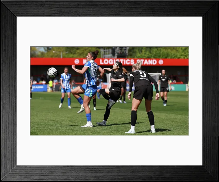 Framed Print : Brighton and Hove Albion Women v Manchester City Women Premier League 25APR26 Framed Print : Brighton and Hove Albion Women v Manchester City Women Premier League 25APR26