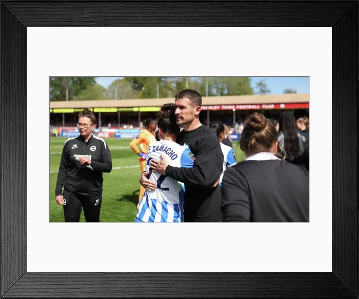 Framed Print : Brighton and Hove Albion Women v Manchester City Women Premier League 25APR26 Framed Print : Brighton and Hove Albion Women v Manchester City Women Premier League 25APR26