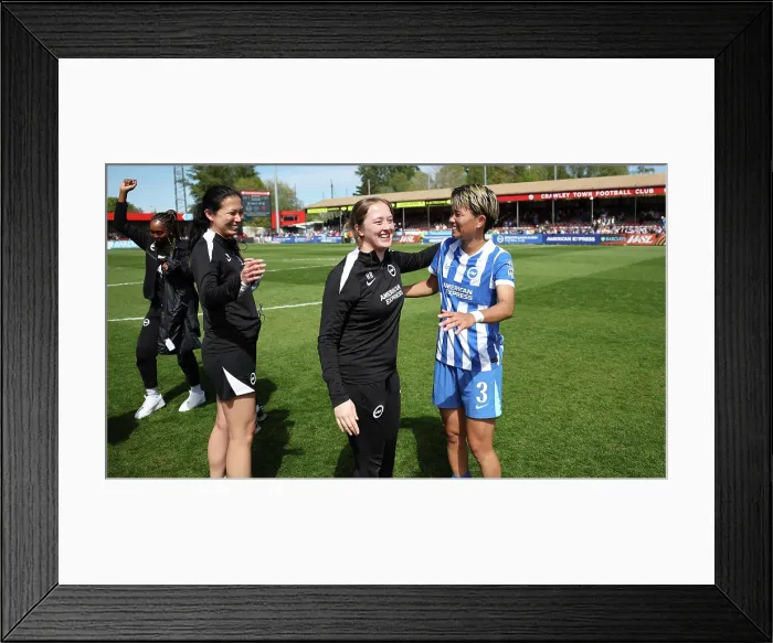 Framed Print : Brighton and Hove Albion Women v Manchester City Women Premier League 25APR26 Framed Print : Brighton and Hove Albion Women v Manchester City Women Premier League 25APR26
