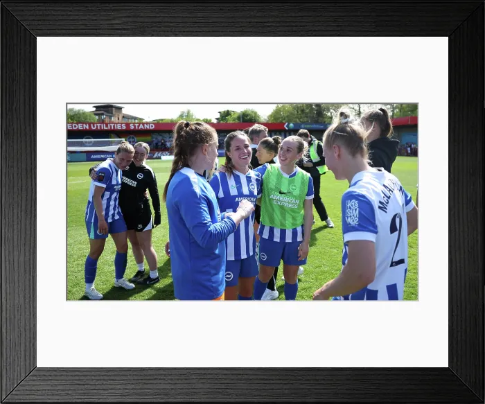 Framed Print : Brighton and Hove Albion Women v Manchester City Women Premier League 25APR26 Framed Print : Brighton and Hove Albion Women v Manchester City Women Premier League 25APR26