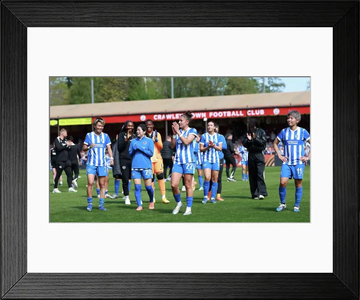 Framed Print : Brighton and Hove Albion Women v Manchester City Women Premier League 25APR26 Framed Print : Brighton and Hove Albion Women v Manchester City Women Premier League 25APR26