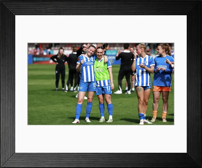 Framed Print : Brighton and Hove Albion Women v Manchester City Women Premier League 25APR26 Framed Print : Brighton and Hove Albion Women v Manchester City Women Premier League 25APR26