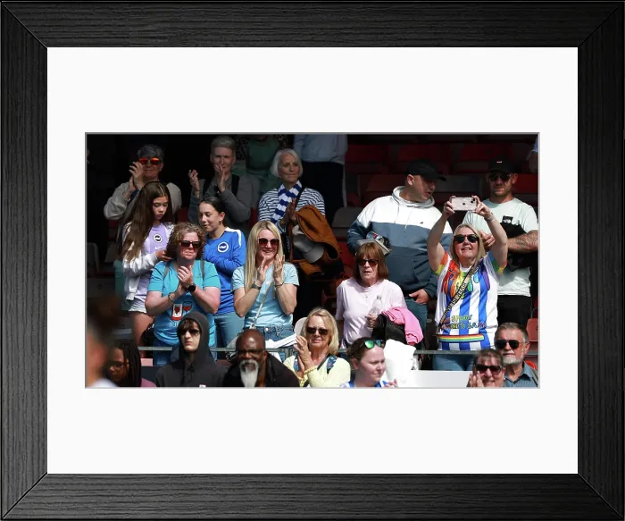 Framed Print : Brighton and Hove Albion Women v Manchester City Women Premier League 25APR26