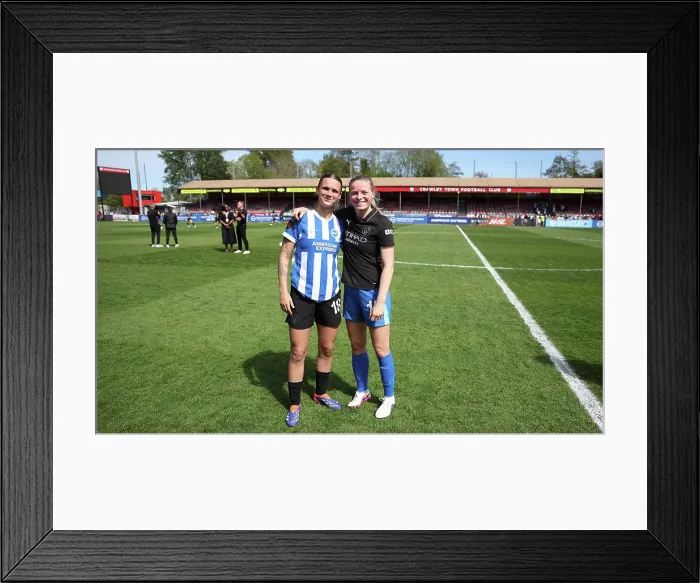 Framed Print : Brighton and Hove Albion Women v Manchester City Women Premier League 25APR26 Framed Print : Brighton and Hove Albion Women v Manchester City Women Premier League 25APR26
