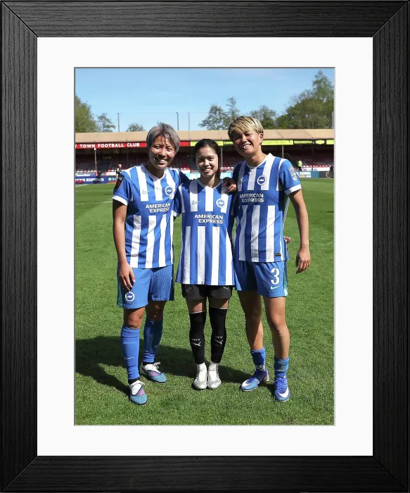 Framed Print : Brighton and Hove Albion Women v Manchester City Women Premier League 25APR26 Framed Print : Brighton and Hove Albion Women v Manchester City Women Premier League 25APR26