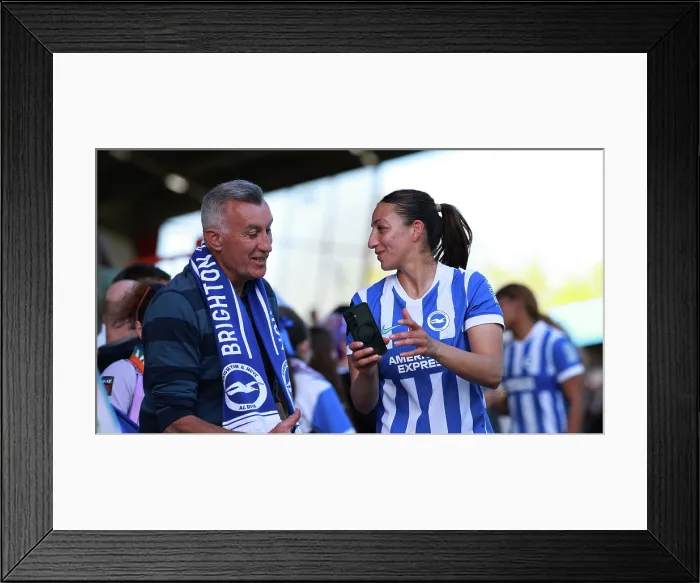 Framed Print : Brighton and Hove Albion Women v Manchester City Women Premier League 25APR26 Framed Print : Brighton and Hove Albion Women v Manchester City Women Premier League 25APR26