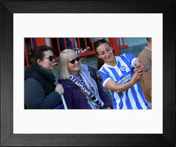Framed Print : Brighton and Hove Albion Women v Manchester City Women Premier League 25APR26 Framed Print : Brighton and Hove Albion Women v Manchester City Women Premier League 25APR26