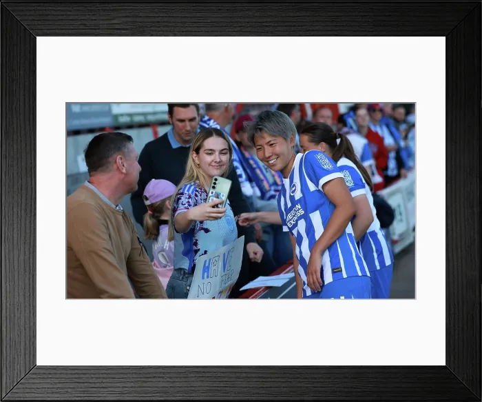 Framed Print : Brighton and Hove Albion Women v Manchester City Women Premier League 25APR26 Framed Print : Brighton and Hove Albion Women v Manchester City Women Premier League 25APR26