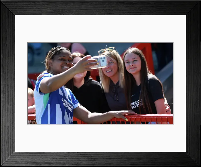 Framed Print : Brighton and Hove Albion Women v Manchester City Women Premier League 25APR26 Framed Print : Brighton and Hove Albion Women v Manchester City Women Premier League 25APR26