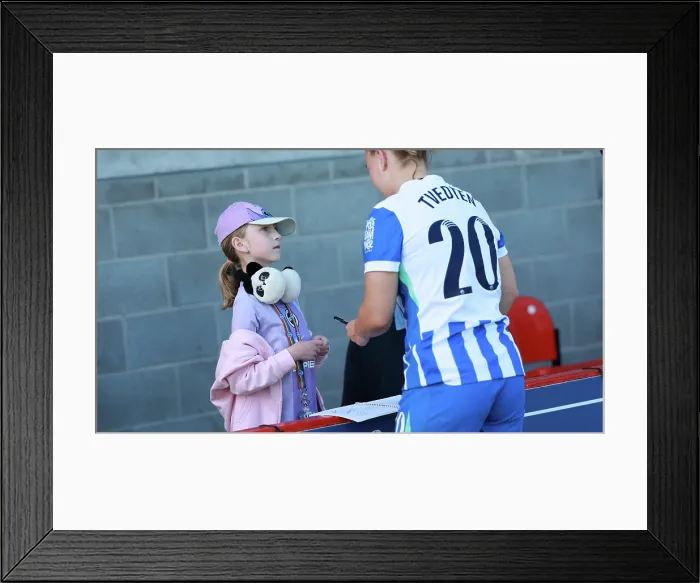 Framed Print : Brighton and Hove Albion Women v Manchester City Women Premier League 25APR26 Framed Print : Brighton and Hove Albion Women v Manchester City Women Premier League 25APR26