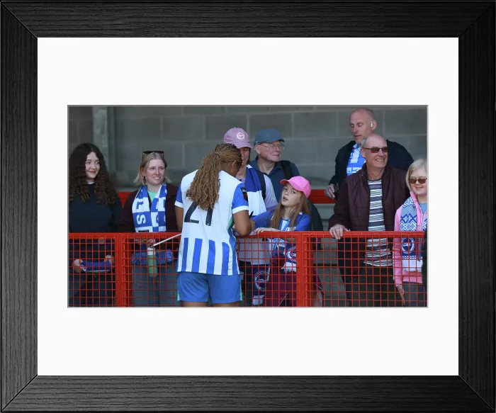 Framed Print : Brighton and Hove Albion Women v Manchester City Women Premier League 25APR26 Framed Print : Brighton and Hove Albion Women v Manchester City Women Premier League 25APR26