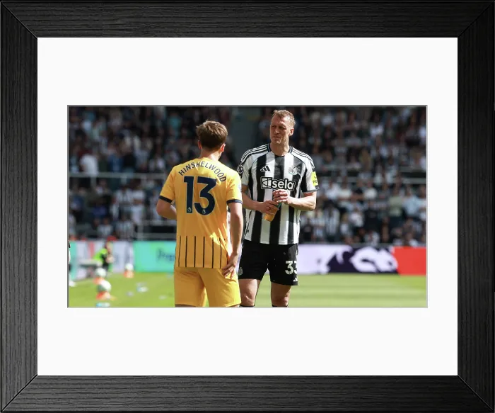 Framed Print : Newcastle United v Brighton and Hove Albion Premier League 02MAY26