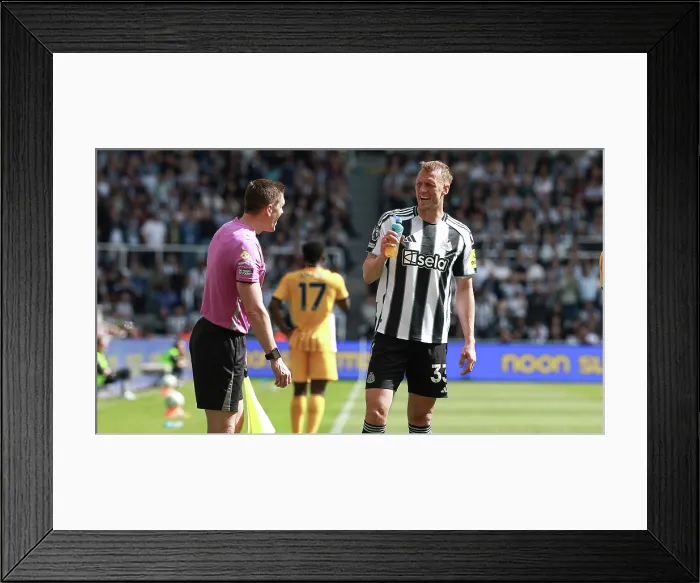 Framed Print : Newcastle United v Brighton and Hove Albion Premier League 02MAY26
