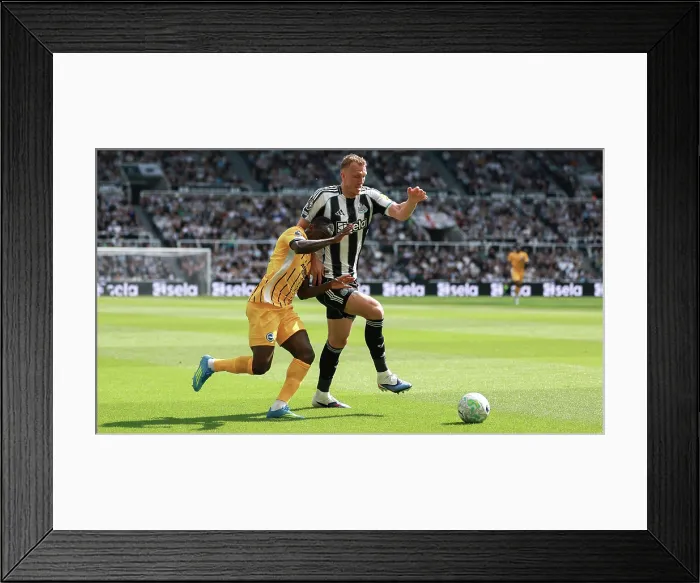 Framed Print : Newcastle United v Brighton and Hove Albion Premier League 02MAY26