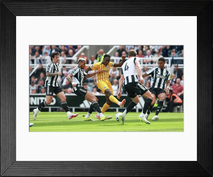 Framed Print : Newcastle United v Brighton and Hove Albion Premier League 02MAY26 Framed Print : Newcastle United v Brighton and Hove Albion Premier League 02MAY26
