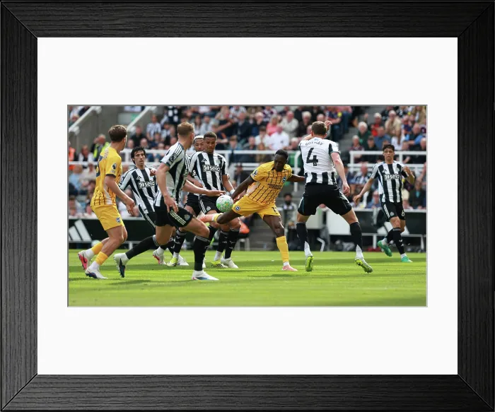 Framed Print : Newcastle United v Brighton and Hove Albion Premier League 02MAY26 Framed Print : Newcastle United v Brighton and Hove Albion Premier League 02MAY26