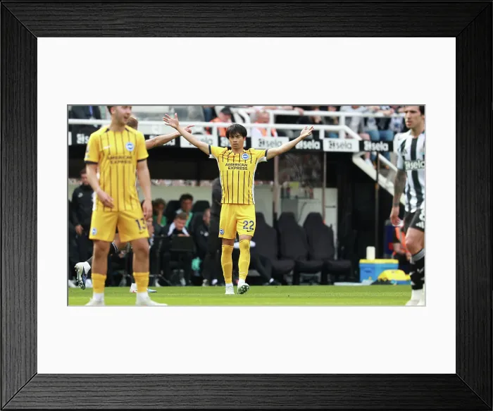 Framed Print : Newcastle United v Brighton and Hove Albion Premier League 02MAY26 Framed Print : Newcastle United v Brighton and Hove Albion Premier League 02MAY26