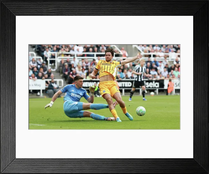 Framed Print : Newcastle United v Brighton and Hove Albion Premier League 02MAY26 Framed Print : Newcastle United v Brighton and Hove Albion Premier League 02MAY26