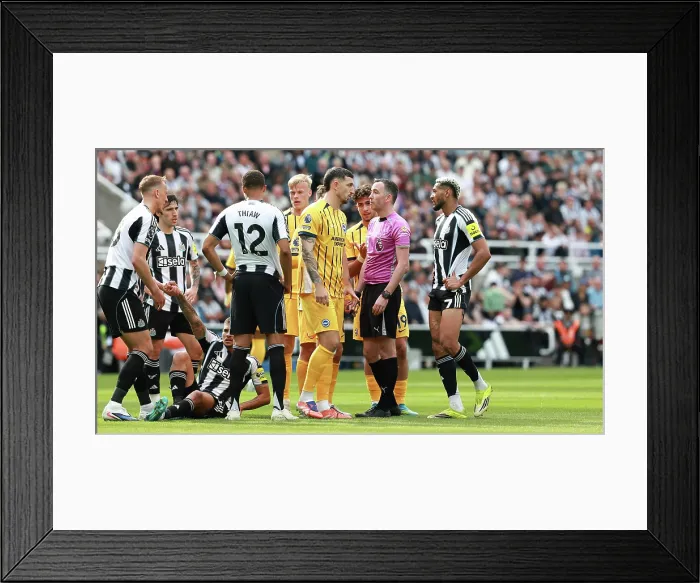 Framed Print : Newcastle United v Brighton and Hove Albion Premier League 02MAY26 Framed Print : Newcastle United v Brighton and Hove Albion Premier League 02MAY26