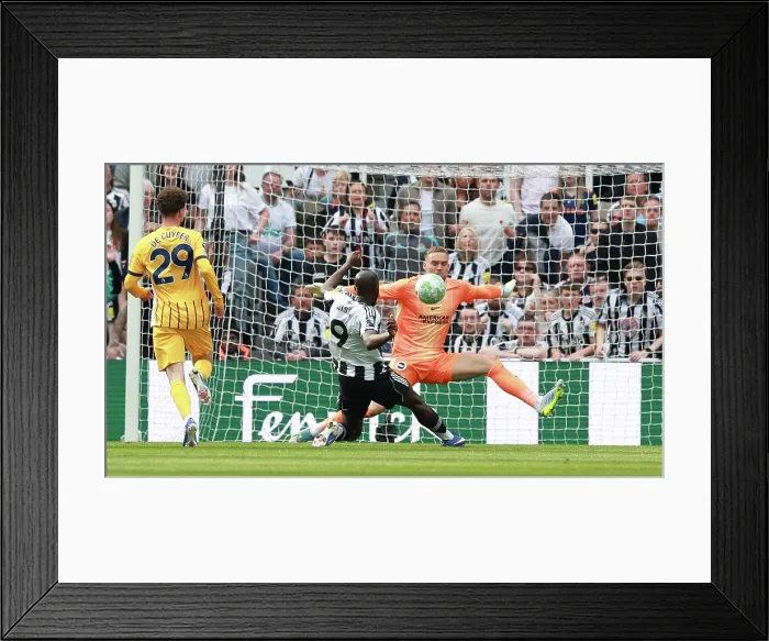 Framed Print : Newcastle United v Brighton and Hove Albion Premier League 02MAY26