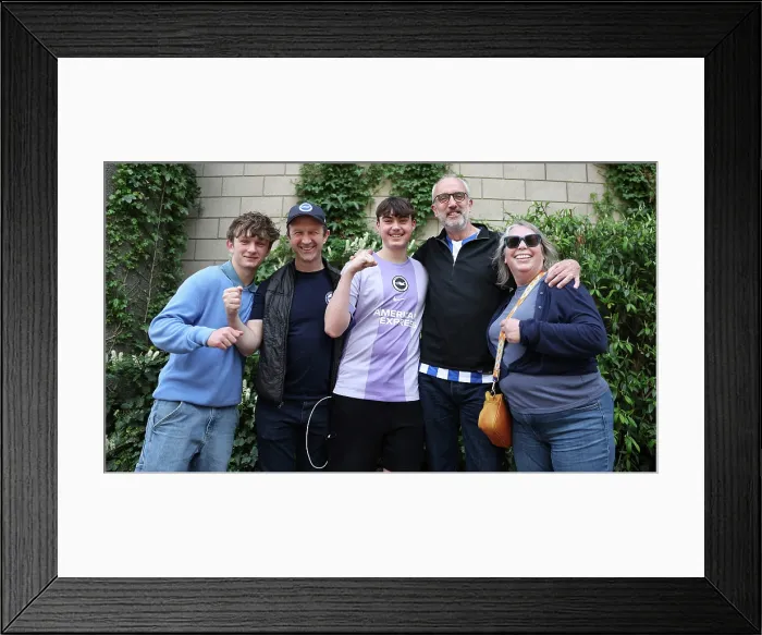 Framed Print : Newcastle United v Brighton and Hove Albion Premier League 02MAY26