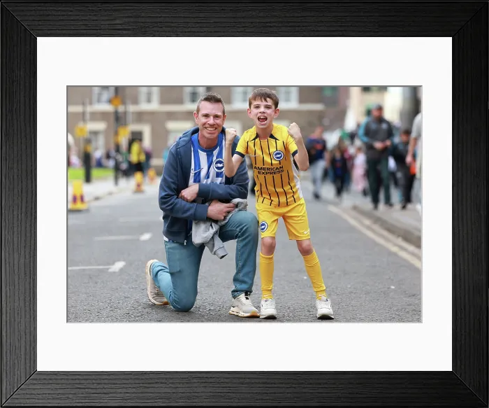 Framed Print : Newcastle United v Brighton and Hove Albion Premier League 02MAY26