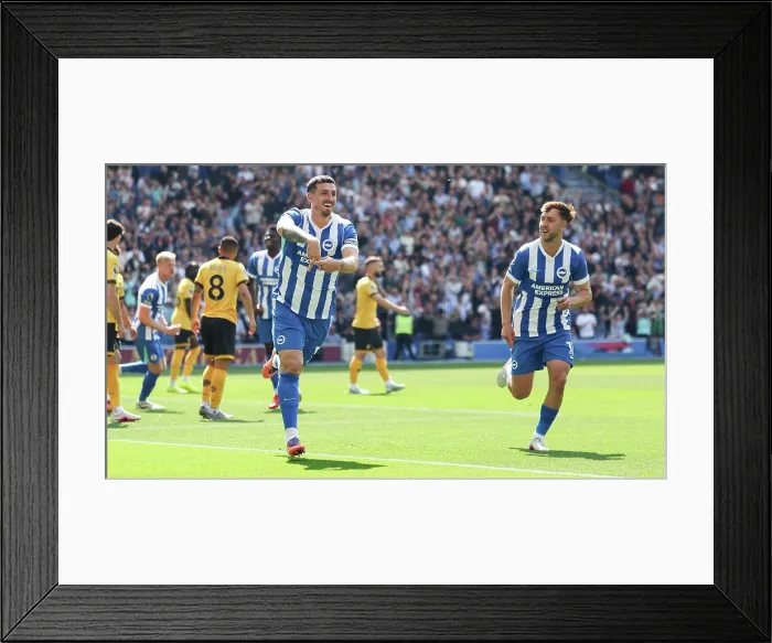 Framed Print : Brighton and Hove Albion v Wolverhampton Wanderers Premier League 09MAY26 Framed Print : Brighton and Hove Albion v Wolverhampton Wanderers Premier League 09MAY26