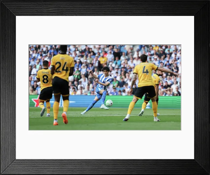Framed Print : Brighton and Hove Albion v Wolverhampton Wanderers Premier League 09MAY26 Framed Print : Brighton and Hove Albion v Wolverhampton Wanderers Premier League 09MAY26