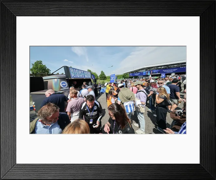 Framed Print : Brighton and Hove Albion v Wolverhampton Wanderers Premier League 09MAY26 Framed Print : Brighton and Hove Albion v Wolverhampton Wanderers Premier League 09MAY26