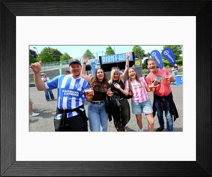 Framed Print : Brighton and Hove Albion v Wolverhampton Wanderers Premier League 09MAY26