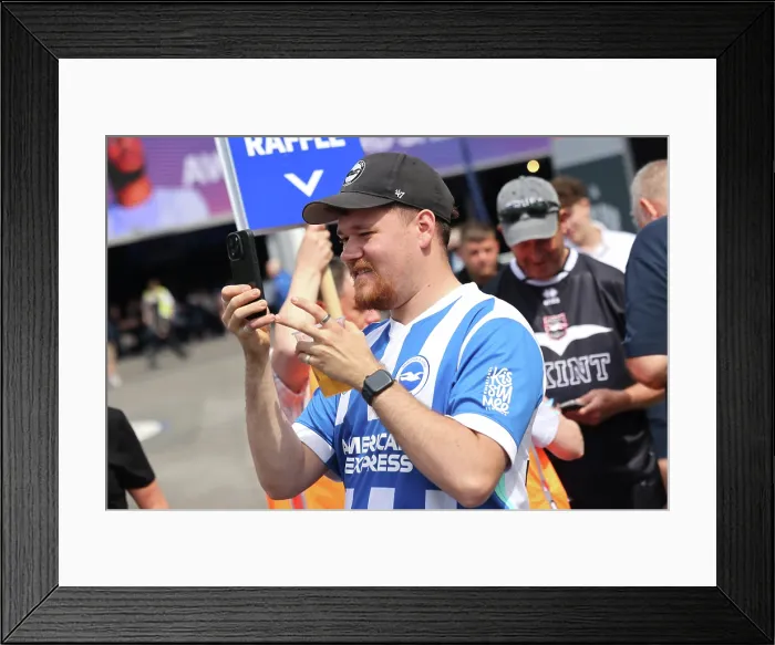Framed Print : Brighton and Hove Albion v Wolverhampton Wanderers Premier League 09MAY26 Framed Print : Brighton and Hove Albion v Wolverhampton Wanderers Premier League 09MAY26