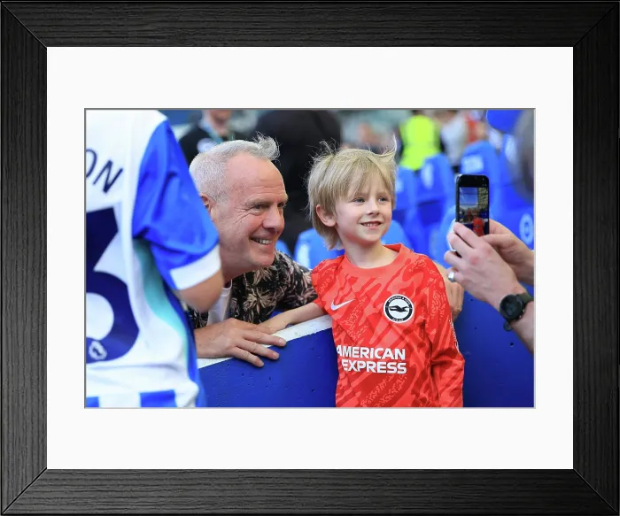 Framed Print : Brighton and Hove Albion v Wolverhampton Wanderers Premier League 09MAY26