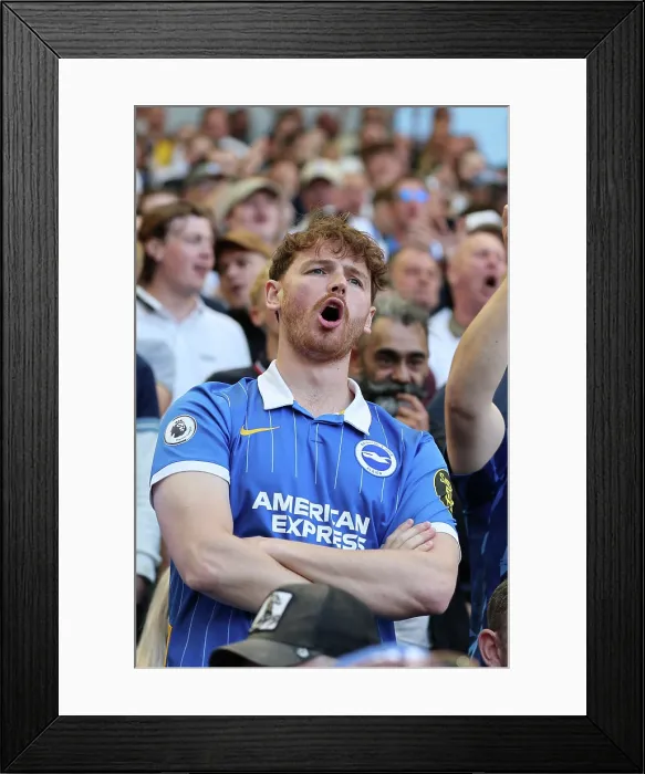 Framed Print : Brighton and Hove Albion v Wolverhampton Wanderers Premier League 09MAY26 Framed Print : Brighton and Hove Albion v Wolverhampton Wanderers Premier League 09MAY26