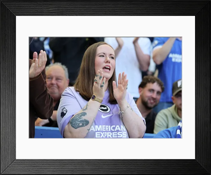 Framed Print : Brighton and Hove Albion v Wolverhampton Wanderers Premier League 09MAY26 Framed Print : Brighton and Hove Albion v Wolverhampton Wanderers Premier League 09MAY26