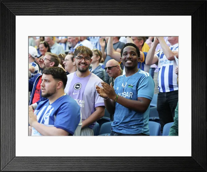 Framed Print : Brighton and Hove Albion v Wolverhampton Wanderers Premier League 09MAY26 Framed Print : Brighton and Hove Albion v Wolverhampton Wanderers Premier League 09MAY26