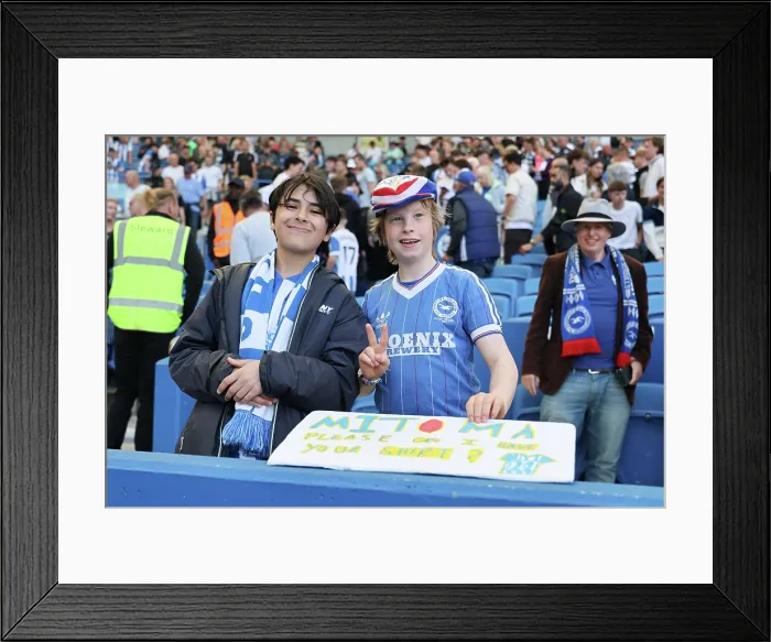 Framed Print : Brighton and Hove Albion v Wolverhampton Wanderers Premier League 09MAY26 Framed Print : Brighton and Hove Albion v Wolverhampton Wanderers Premier League 09MAY26