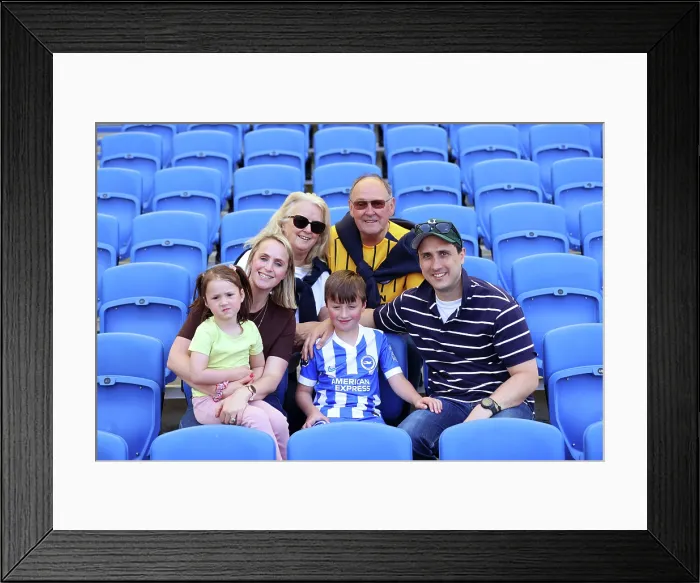Framed Print : Brighton and Hove Albion v Wolverhampton Wanderers Premier League 09MAY26 Framed Print : Brighton and Hove Albion v Wolverhampton Wanderers Premier League 09MAY26