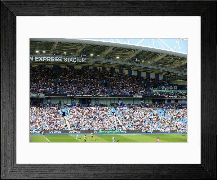 Framed Print : Brighton and Hove Albion v Wolverhampton Wanderers Premier League 09MAY26 Framed Print : Brighton and Hove Albion v Wolverhampton Wanderers Premier League 09MAY26
