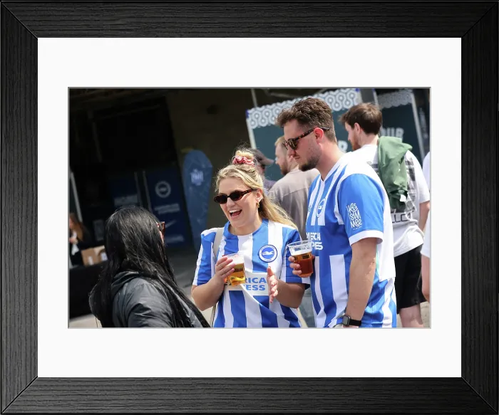 Framed Print : Brighton and Hove Albion v Wolverhampton Wanderers Premier League 09MAY26 Framed Print : Brighton and Hove Albion v Wolverhampton Wanderers Premier League 09MAY26