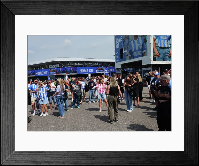 Framed Print : Brighton and Hove Albion v Wolverhampton Wanderers Premier League 09MAY26 Framed Print : Brighton and Hove Albion v Wolverhampton Wanderers Premier League 09MAY26