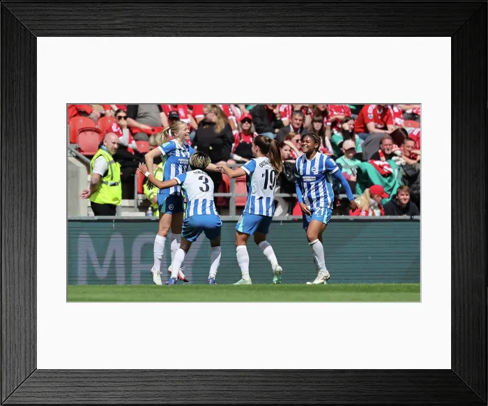 Framed Print : Liverpool Women v Brighton and Hove Albion Women Women's FA Cup Semi-Final 06MAY26