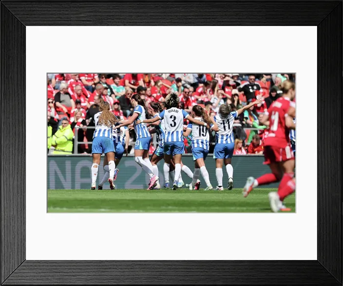 Framed Print : Liverpool Women v Brighton and Hove Albion Women Women's FA Cup Semi-Final 06MAY26 Framed Print : Liverpool Women v Brighton and Hove Albion Women Women's FA Cup Semi-Final 06MAY26