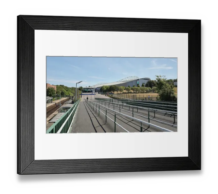 Framed Print : Brighton and Hove Albion v Roma Premier League 08AUG26