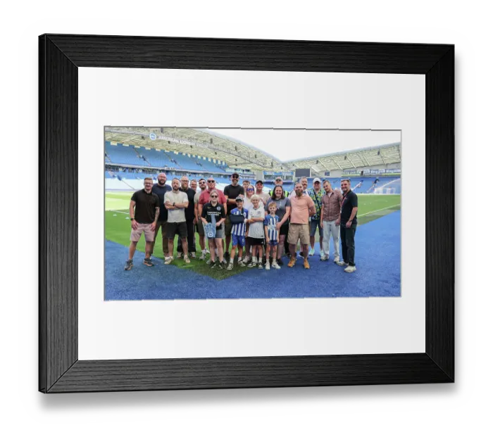 Framed Print : Brighton and Hove Albion v Roma Premier League 08AUG26 Framed Print : Brighton and Hove Albion v Roma Premier League 08AUG26