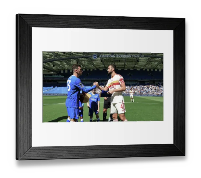 Framed Print : Brighton and Hove Albion v Roma Premier League 08AUG26