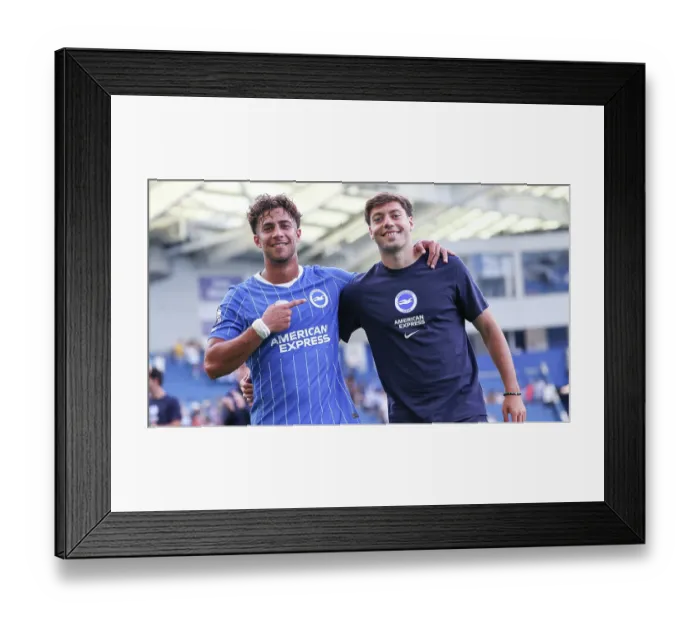 Framed Print : Brighton and Hove Albion v Roma Premier League 08AUG26