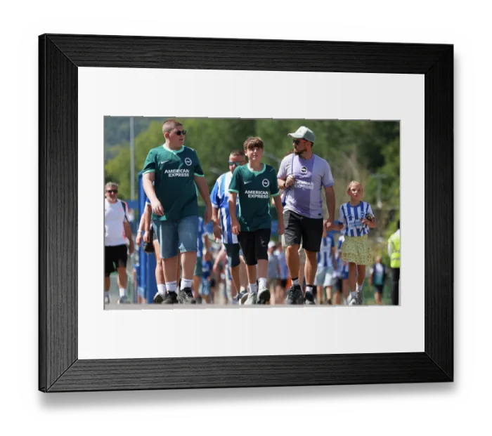Framed Print : Brighton and Hove Albion v Roma Premier League 08AUG26 Framed Print : Brighton and Hove Albion v Roma Premier League 08AUG26
