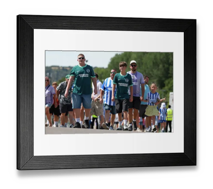 Framed Print : Brighton and Hove Albion v Roma Premier League 08AUG26 Framed Print : Brighton and Hove Albion v Roma Premier League 08AUG26