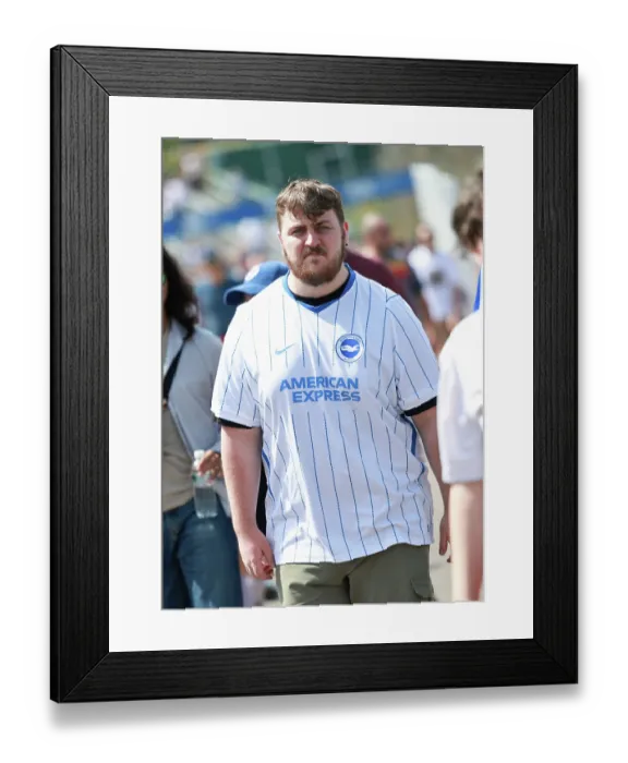 Framed Print : Brighton and Hove Albion v Roma Premier League 08AUG26
